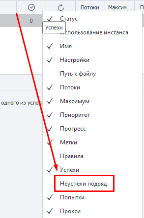 Неуспехами подряд
