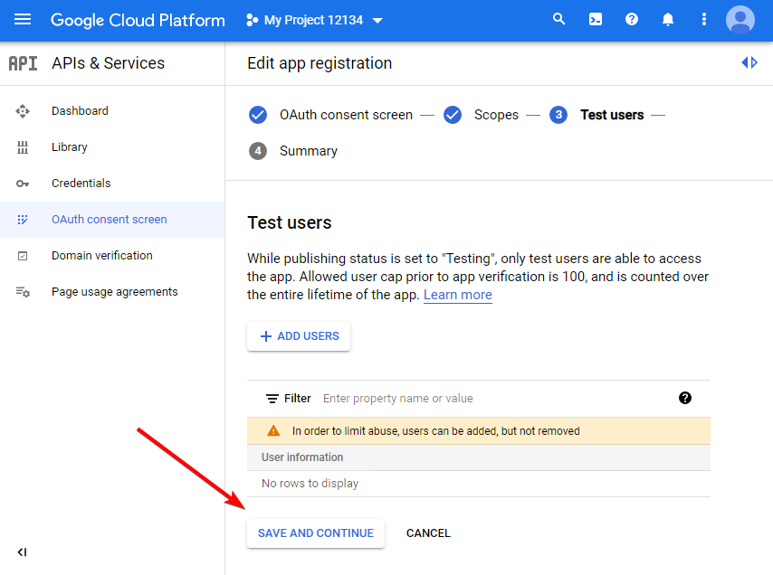Setting Up Google Sheets Connection