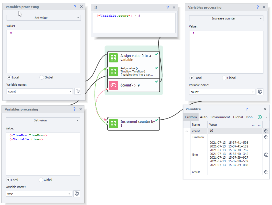 Working with the Counter